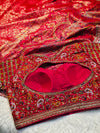 Premium Dola Silk Saree with Ready-Made Blouse & Unstitched Blouse Piece – Wedding & Festive Wear