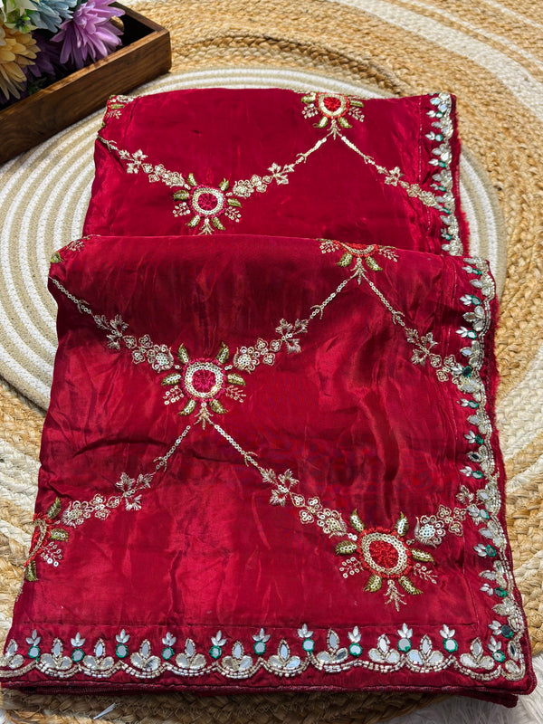 Elegant H.O. Silk Saree with Designer Pattern