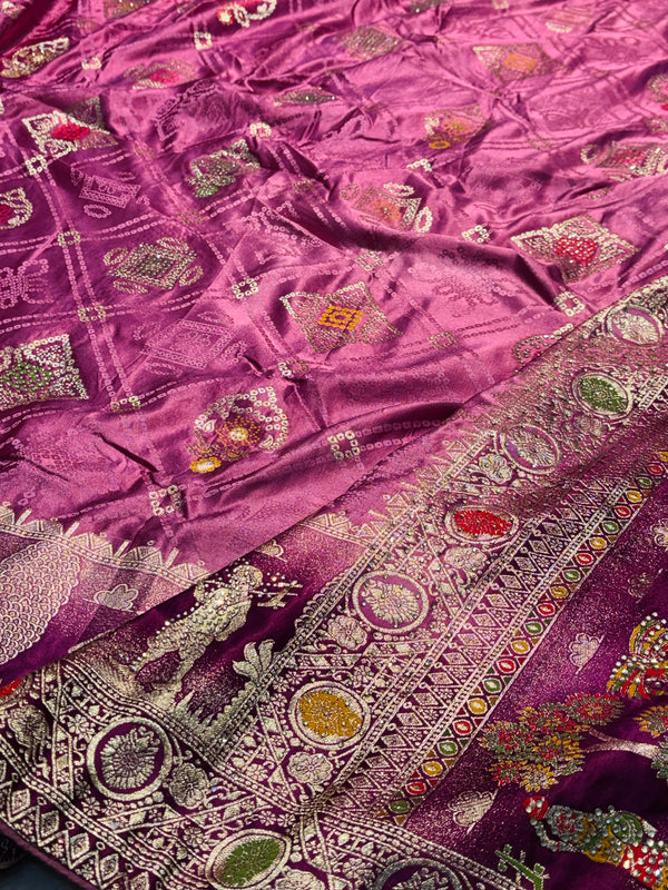 Elegant Dola Silk Saree with Rich Finish – Soft, Lightweight & Party Wear Ready