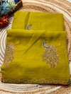 Festive Special Georgette Saree with Designer Blouse – Wedding & Party Wear