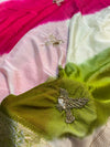 Elegant Chinon Saree with Graceful Drape