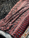 Premium Ajrakh Modal Silk Saree with Traditional Handblock Print