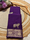 PremiumChinon Saree with Elegant Fall & Soft Finish