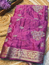Elegant Chinon Saree with Soft Flow & Rich Finish