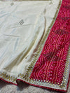 Elegant White Silk Saree – Timeless Grace & Sophisticated Look