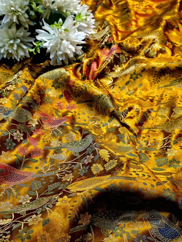 Affordable Silk Saree with Beautiful Border & Blouse Piece