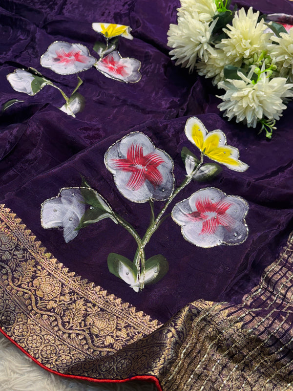 H.O Silk Saree with Elegant Design – Premium Party Wear Collection