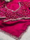 Elegant Frendy Silk Saree with Designer Ready-Made Blouse – Party Wear Collection