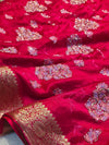 Premium Chinon Saree with Elegant Designer Work & Matching Blouse
