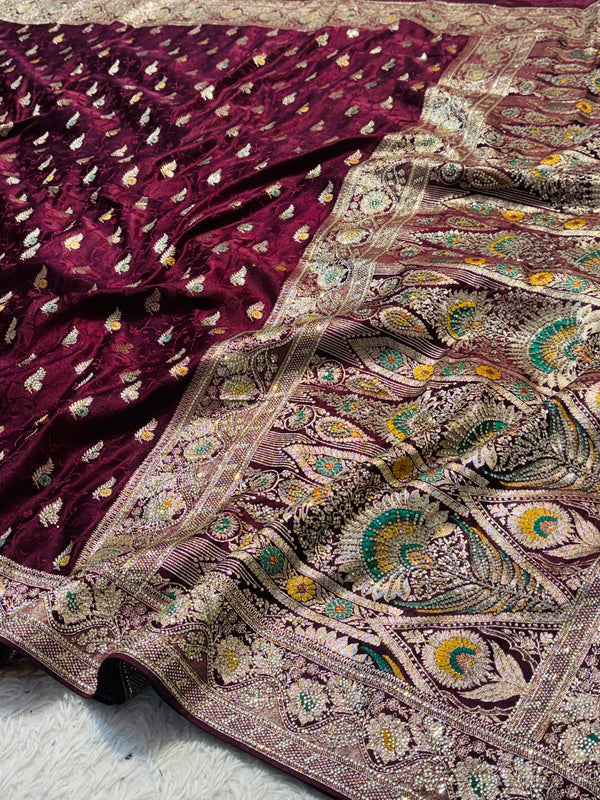 Premium Silk Saree with Elegant Traditional