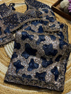 Elegant Net Saree Ready Made Blouse with Designer Finish