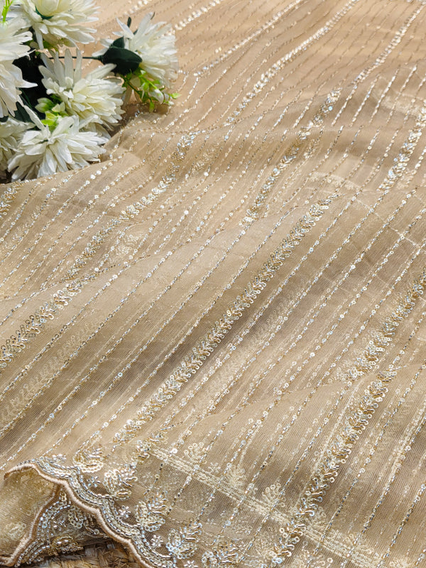 Premium Soft Net Saree with Heavy Work Blouse – Wedding Special
