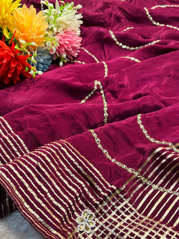 Elegant H.O Silk Saree with Rich Pallu