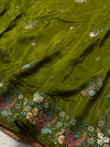 Premium H.O. Silk Saree with Elegant Handwork