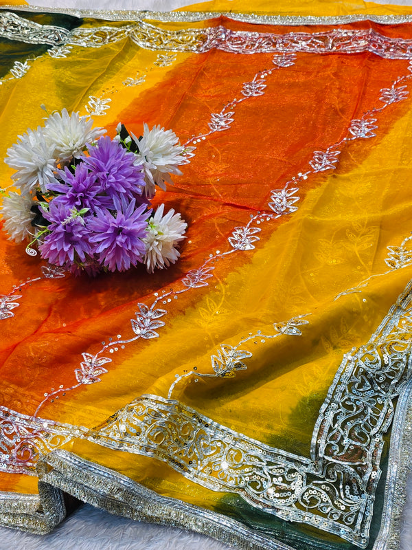 Premium Semi Chiffon Saree – Soft, Stylish & Party Ready