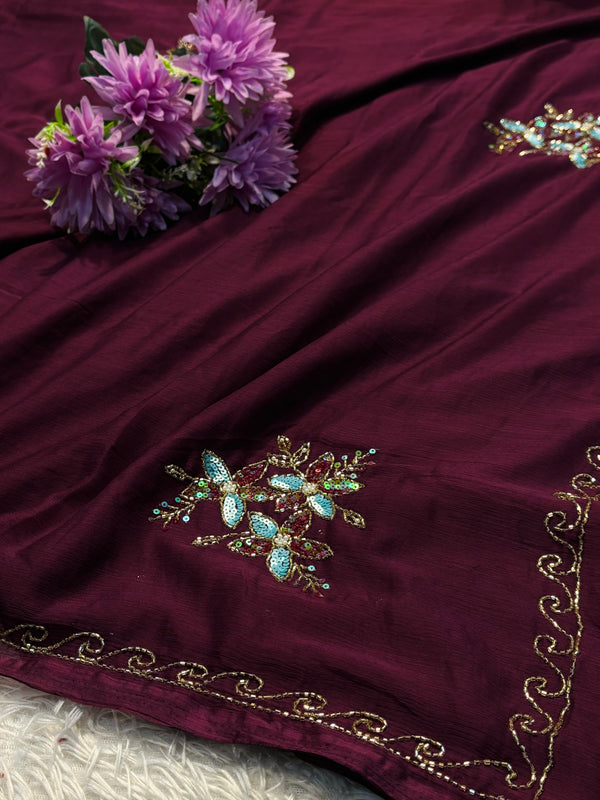Premium Chiffon Saree – Soft, Stylish & Comfortable Ethnic Wear