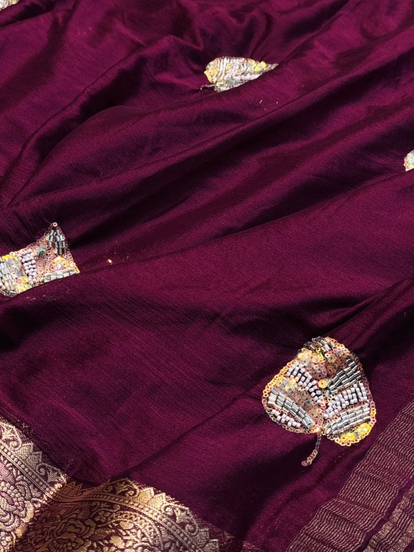Elegant Designer Chiffon Saree with Premium Blouse Piece