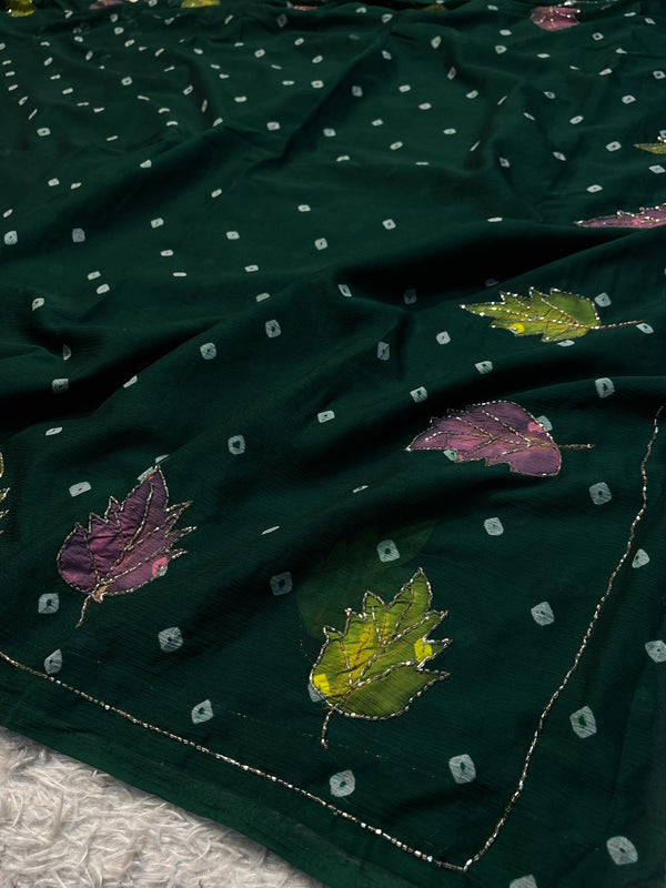 ElegantChiffon Saree with Soft Flow & Lightweight Drape
