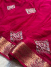 Elegant Chinon Saree with Graceful Drape