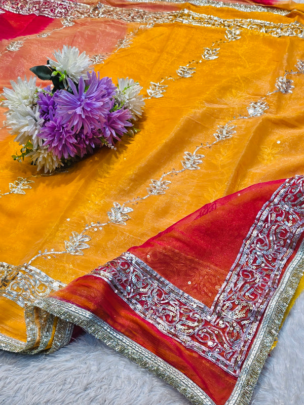 Premium Semi Chiffon Saree – Soft, Stylish & Party Ready
