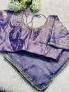 Frendy Silk Saree with Ready-Made Blouse – Elegant Party Wear Collection