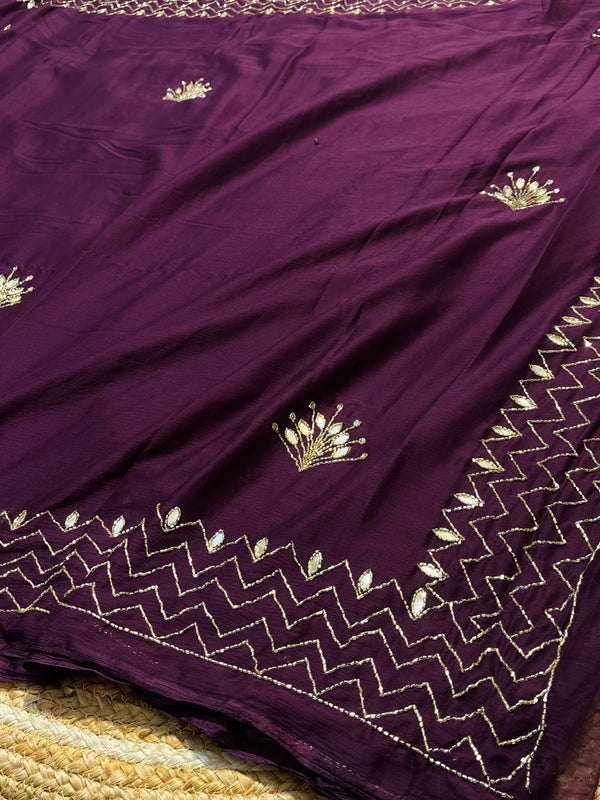 Elegant Chiffon Saree with Running Blouse Piece
