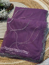 Premium Party Wear Net Saree with Heavy Work