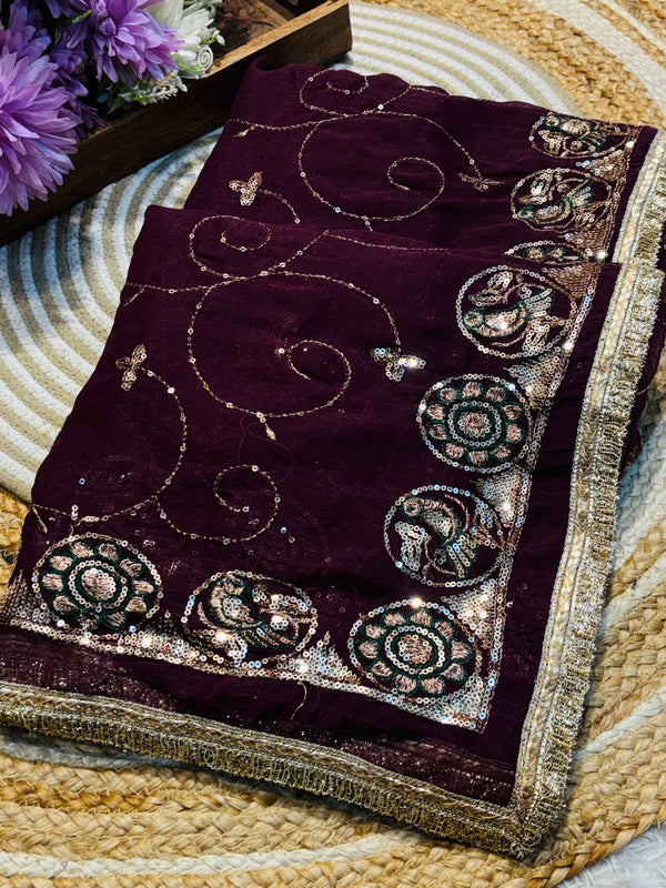 Elegant Chiffon Saree – Lightweight & Graceful