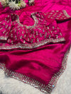 Elegant Frendy Silk Saree with Designer Ready-Made Blouse – Party Wear Collection