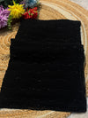 Black Elegant Georgette Saree with Stylish Drape
