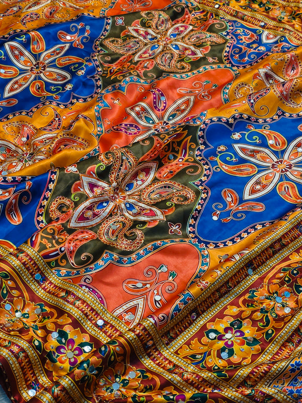 Elegant Crab Silk Saree with Rich Weaving & Premium Finish