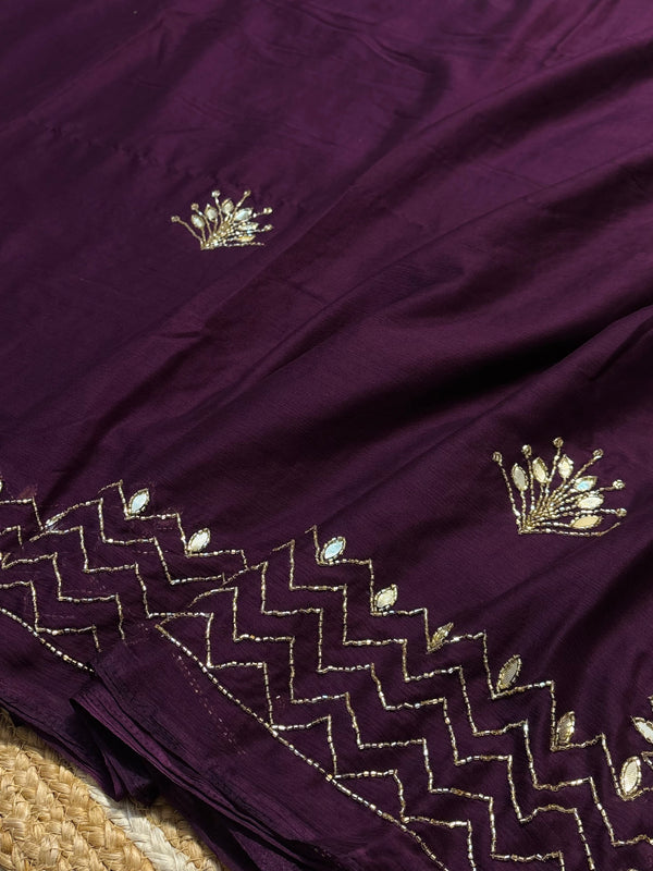 Elegant Chiffon Saree with Running Blouse Piece
