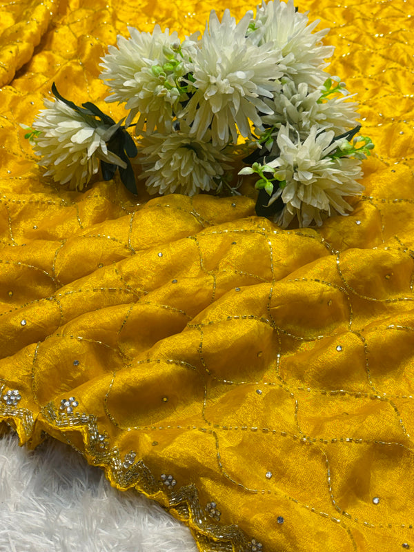 Elegant Frendy Silk Saree with Designer Blouse – Premium Party Wear