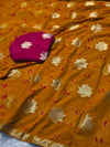 Bandhej Boota Chiffon Saree