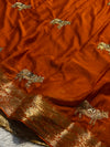 PremiumChinon Saree with Elegant Fall & Soft Finish