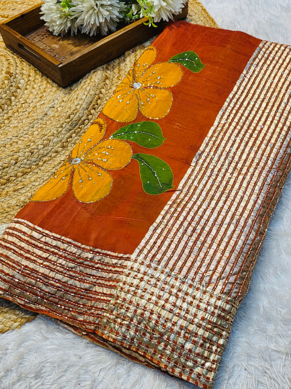 Premium Soft H.O Silk Saree with Designer Blouse Piece