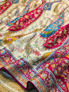 Elegant Silk Kashmiri Thread Work Saree with Designer Blouse