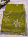 Elegant Soft Net Saree with Heavy Embroidery & Designer Blouse – Party Wear Collection
