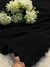 Elegant Black Georgette Saree with Stylish Look