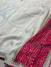 Elegant White Silk Saree – Timeless Grace & Sophisticated Look