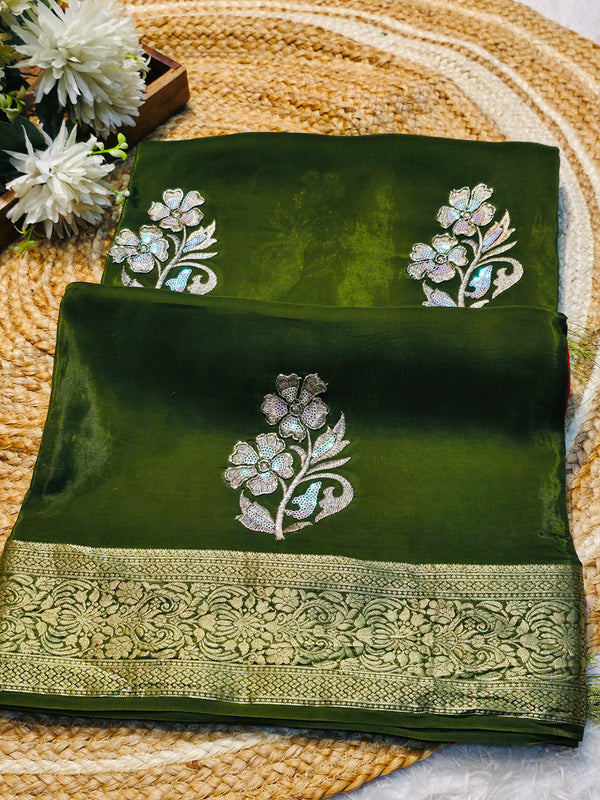 Premium H.O Silk Saree with Elegant Finish & Rich Texture