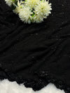 Black Georgette Saree – Elegant Party Wear Designer Saree with Blouse