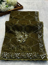 Elegant Net Saree with Designer Blouse – Party Wear & Festive Collection