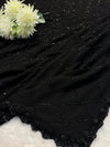 Black Georgette Saree – Elegant Party Wear Designer Saree with Blouse