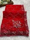 Elegant Net Saree with Designer Blouse – Party Wear & Festive Collection