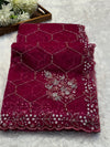 Elegant Net Saree with Designer Blouse – Party Wear & Festive Collection