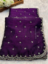Frendy Silk Saree – Elegant Soft Silk Designer Saree with Blouse Piece