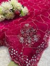 Elegant Net Saree with Designer Blouse – Party Wear & Festive Collection
