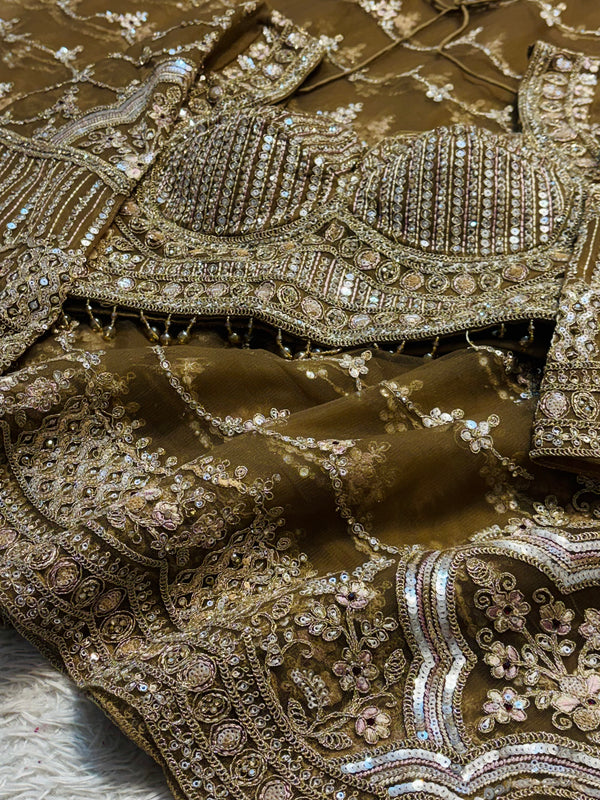 Elegant Net Saree with Ready-Made Blouse