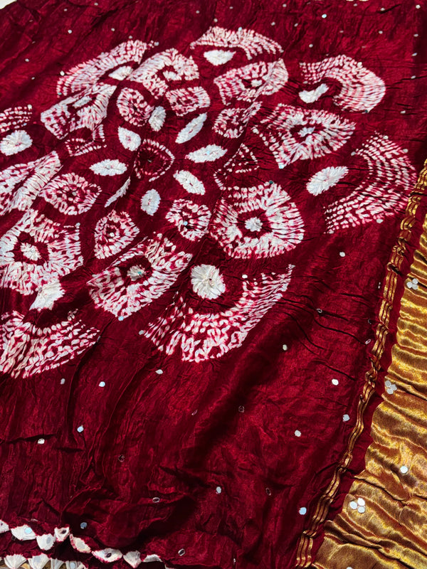 Elegant Gaji Silk Saree with Traditional Design